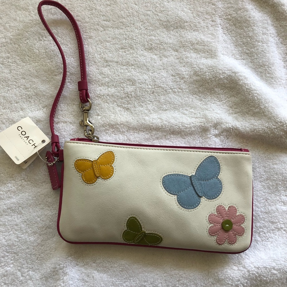 Coach large wristlet